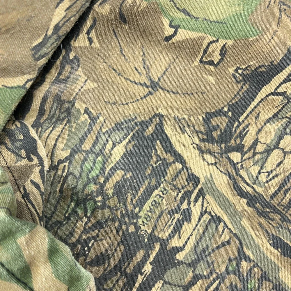 Vintage Realtree Trebark Camo Coveralls Bibs Men Large Hunting Outdoors USA‎ 90s